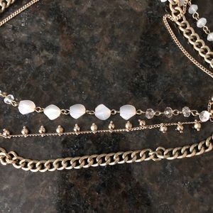 Triple strand necklace